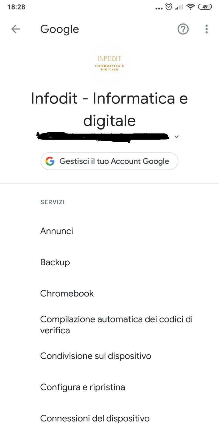Impostazioni account Google-3