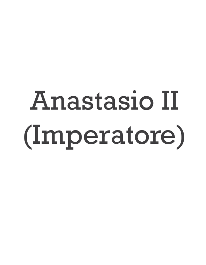 Anastasio II (Imperatore)