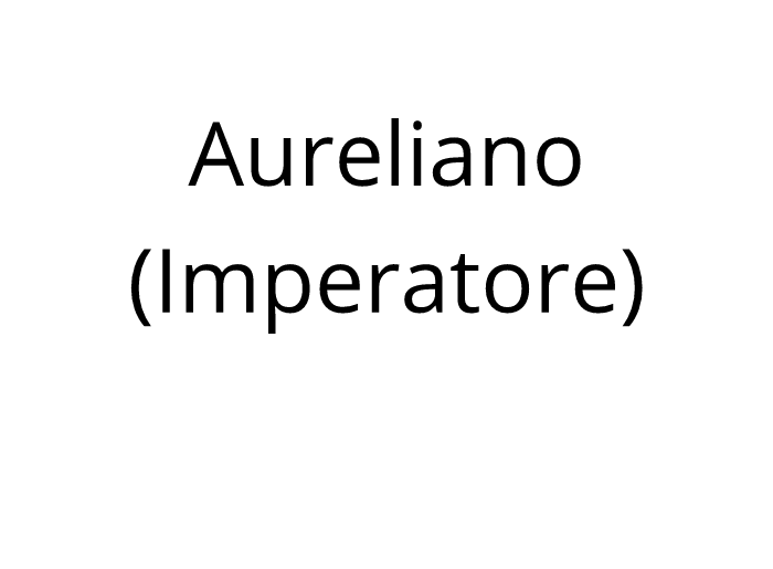 Aureliano (Imperatore)