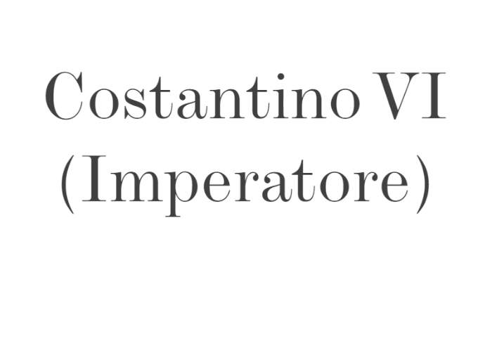 Costantino VI (Imperatore)