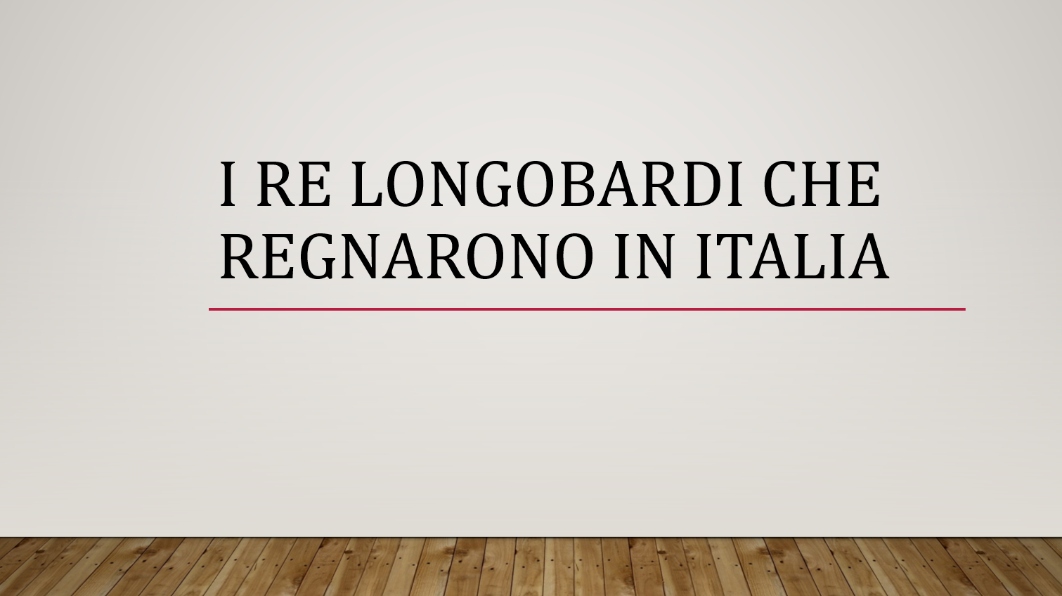 Re Longobardi in Italia