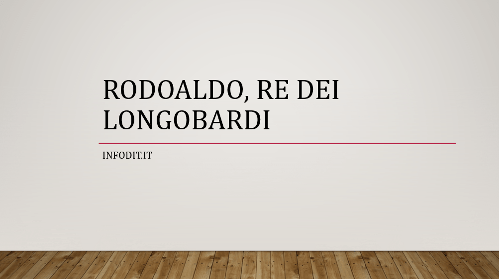 Rodoaldo, re dei Longobardi