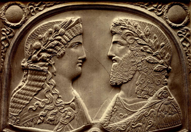 L'imperatore Giuliano e la moglie Elena