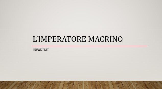 Macrino, imperatore romano
