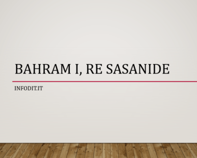 Bahram I, re Sasanide