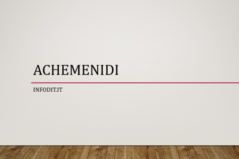 Gli Achemenidi