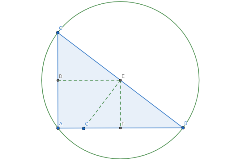 Circocentro di un triangolo rettangolo