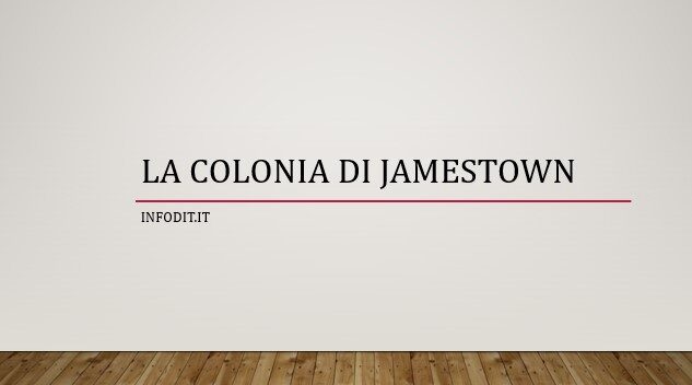 La colonia di Jamestown