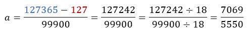 Numero periodico in frazione: formula

