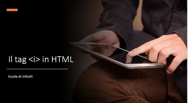 Il tag i nel codice HTML